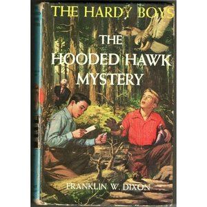 The Hardy Boys 34: The Hooded Hawk Mystery by Franklin Dixon 1954 Hardcover